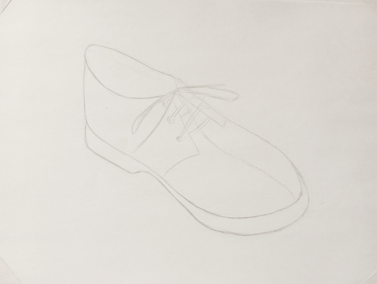 Ботинок карандашом