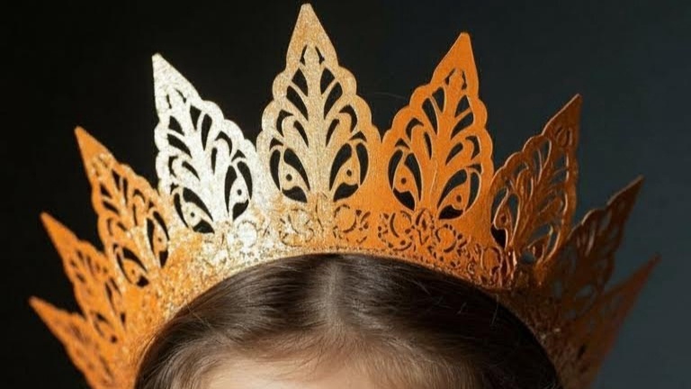 Изящный ажурный кокошник-корона — готовый пример того, что можно создать своими руками или с помощью лазерной резки 🖌️