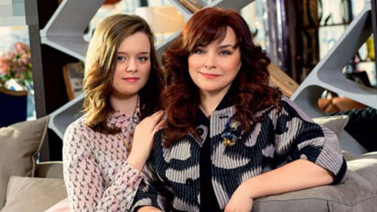 Надежда Жаркова с дочерью