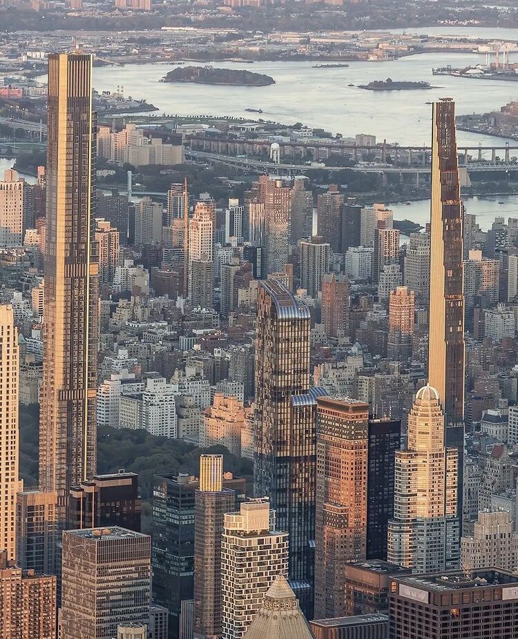 Сверхтонкие небоскрёбы Central Park Tower и Башня Стейнвей