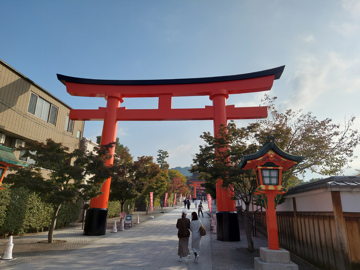 Дорога к святилищу Фусими-Инари