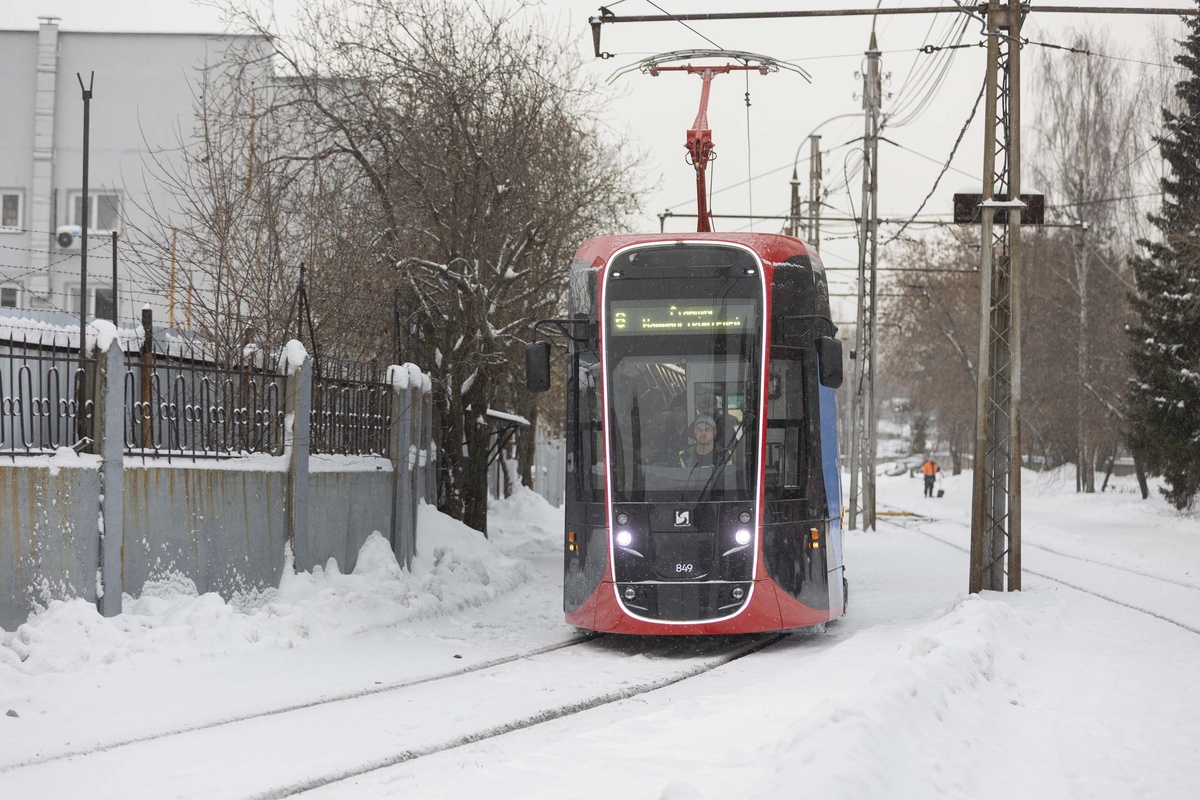В Академический направят второй трамвай.  Фото: ФедералПресс / Иван Кабанов