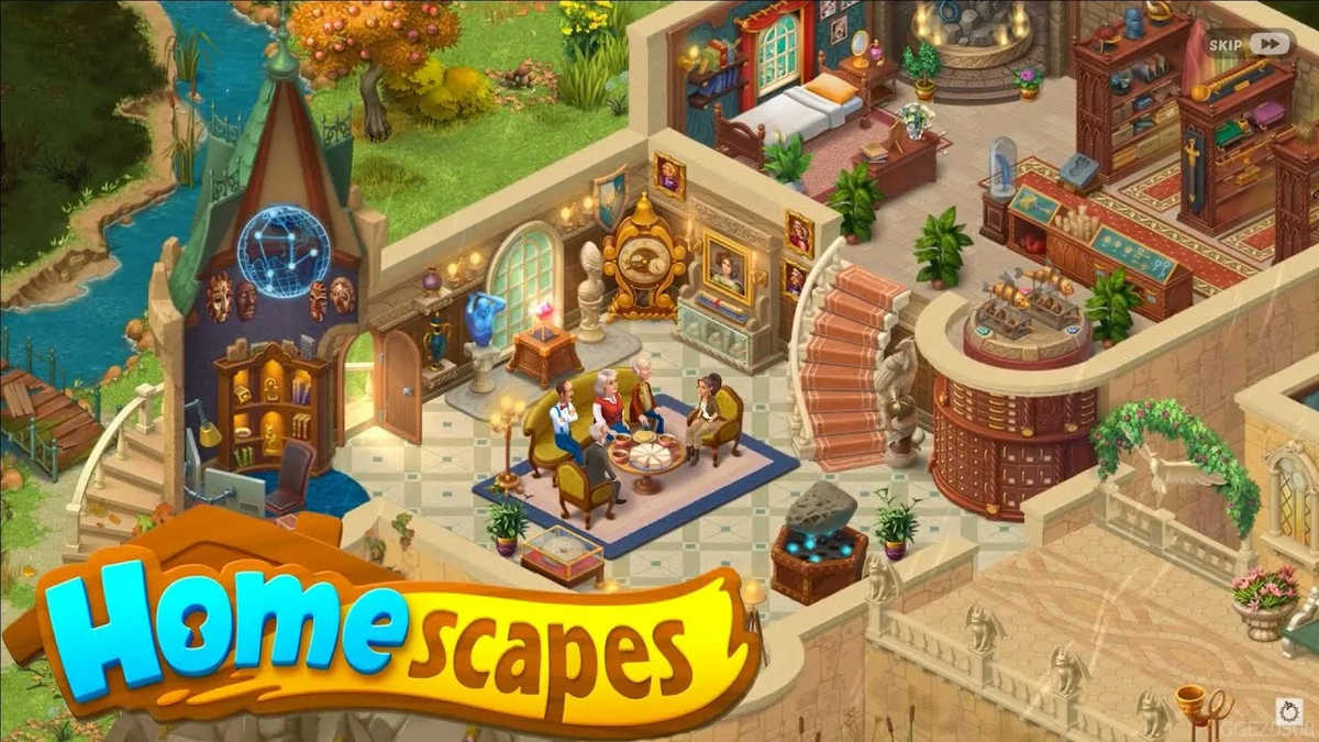 мобильная игра-головоломка homescapes