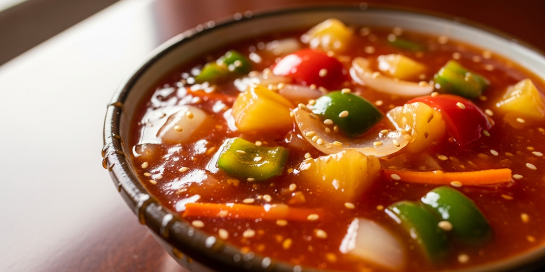 Кисло сладкий соус для свинины