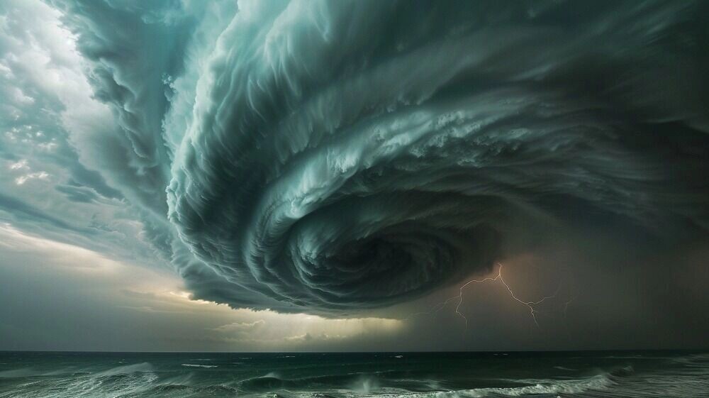    Ураган   сгенерировано ИИ/freepik.com