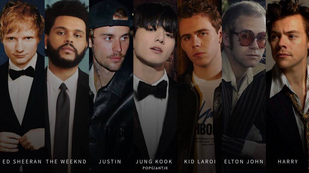 #Чонгук один из семи мужчин-исполнителей, которые смогли продержаться в чартах Billboard Global 200 и Billboard Global Excl. US не менее 130 недель с песнями, выпущенными в этом десятилетии!