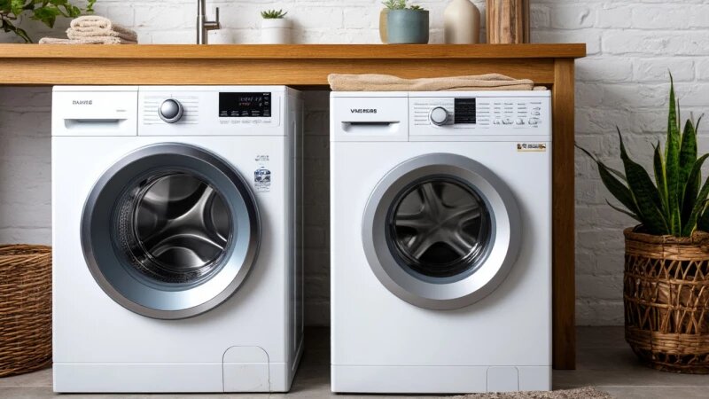     Стиральные машины. Бытовая техника. shedevrum.ai