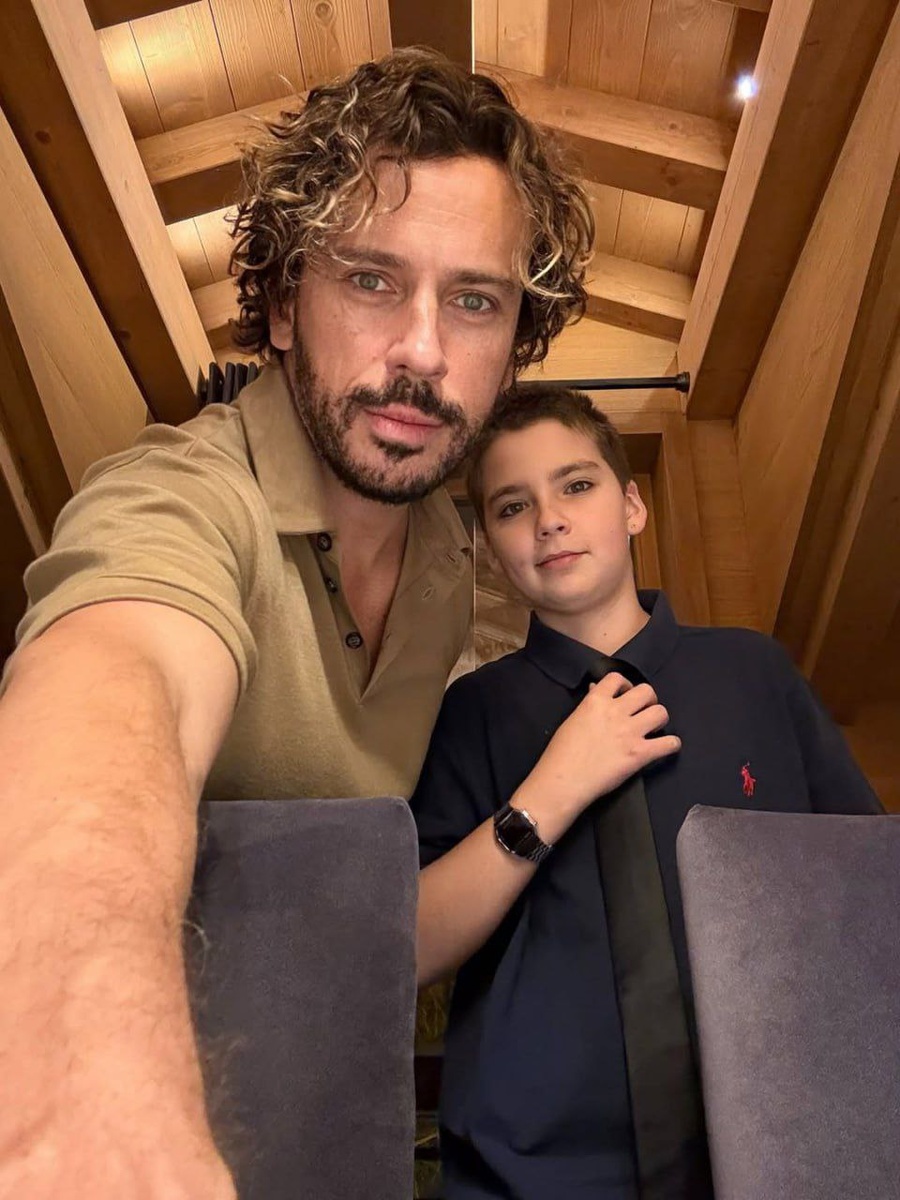 В Куршавеле с сыном Гарри