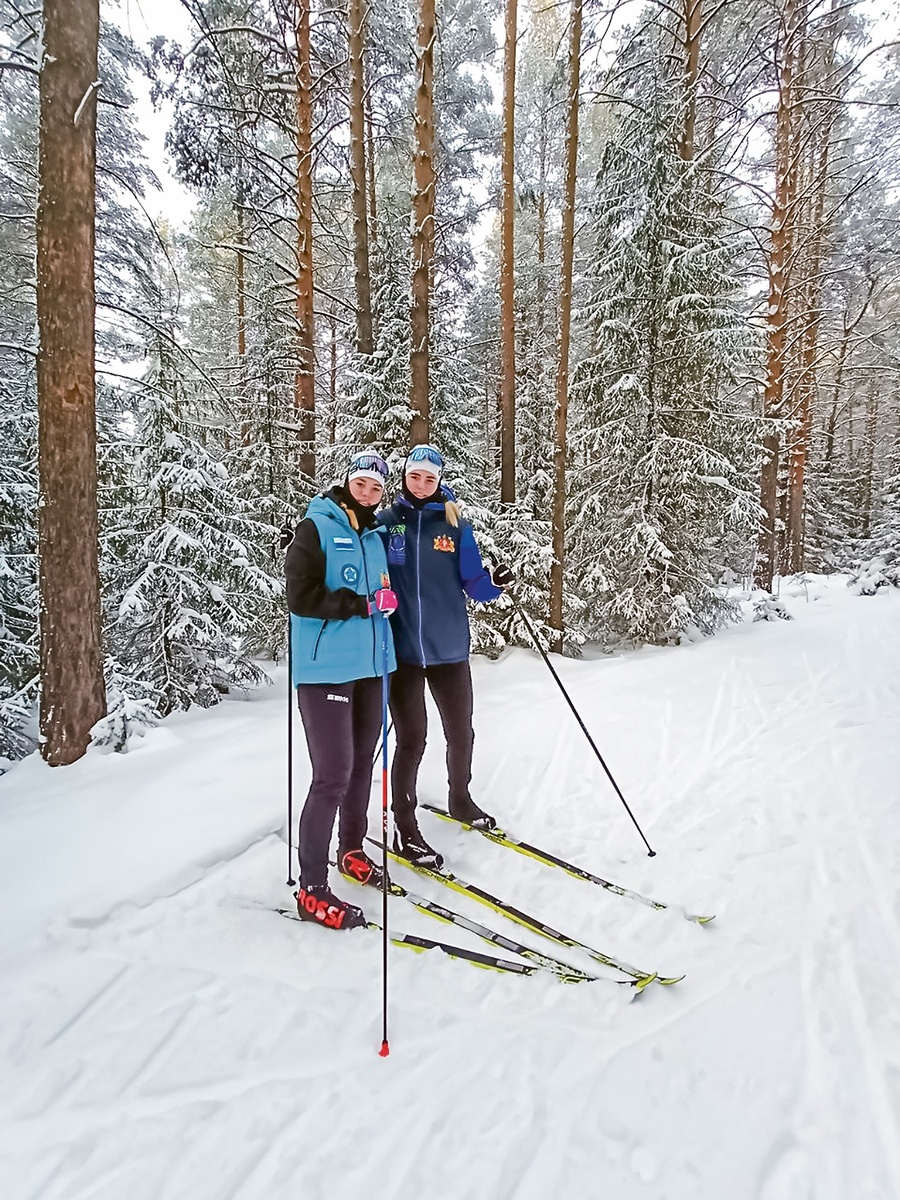    Фото: из личного архива Натальи Крамаренко. Сестры Крамаренко на совместной тренировке