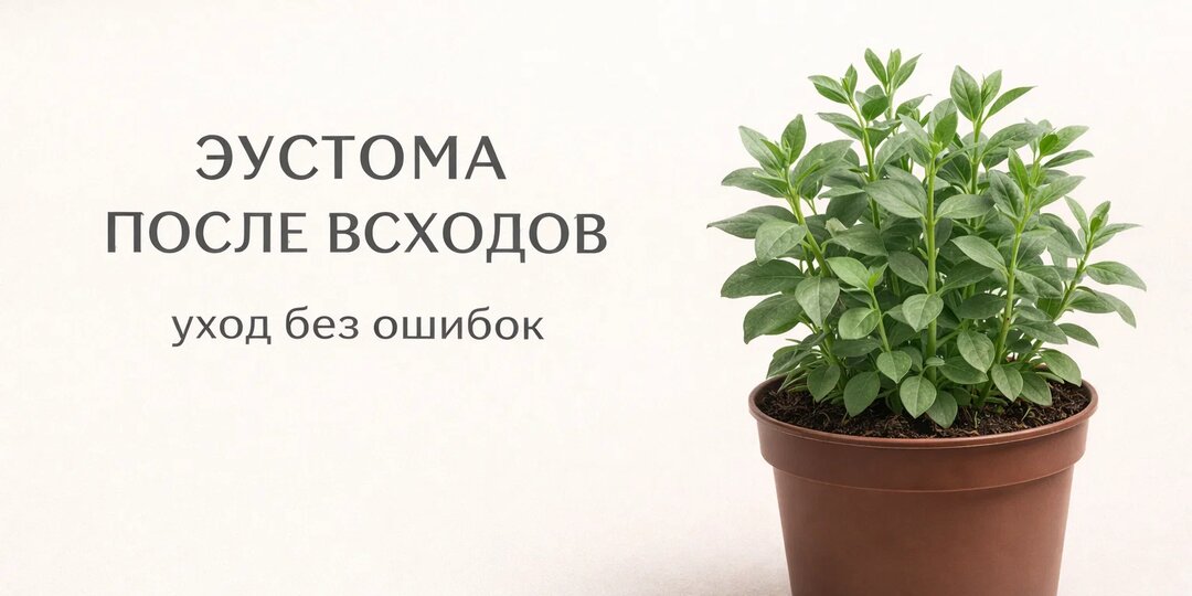 Эустома после всходов: уход за рассадой — свет, температура и полив без ошибок