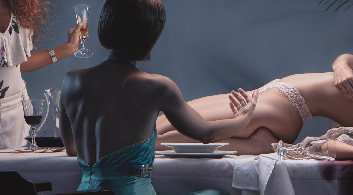 ФРАГМЕНТ КАРТИНЫ  ХУДОЖНИКА СЕРХИО МАРТИНЕСА СИФУЭНТЕСА / Sergio Martinez Cifuentes