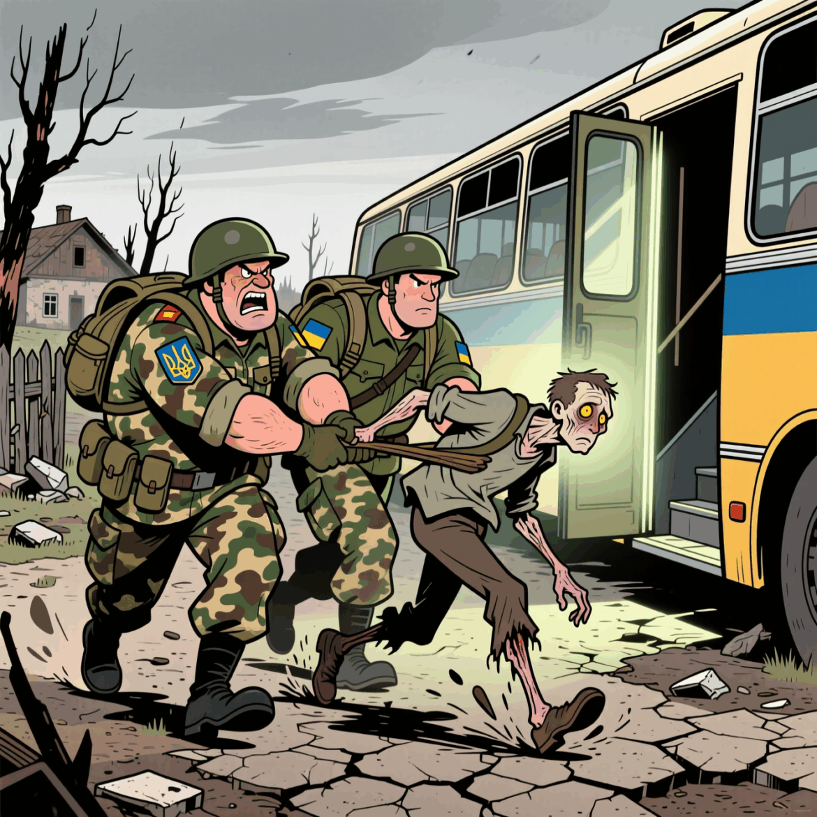 Карткатура: Бусификация... Автор: Иван Копыл.