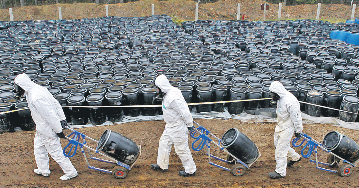 Городокского захоронение в Витебской области содержит почти полтысячи тонн токсичных веществ Фото: БелТА