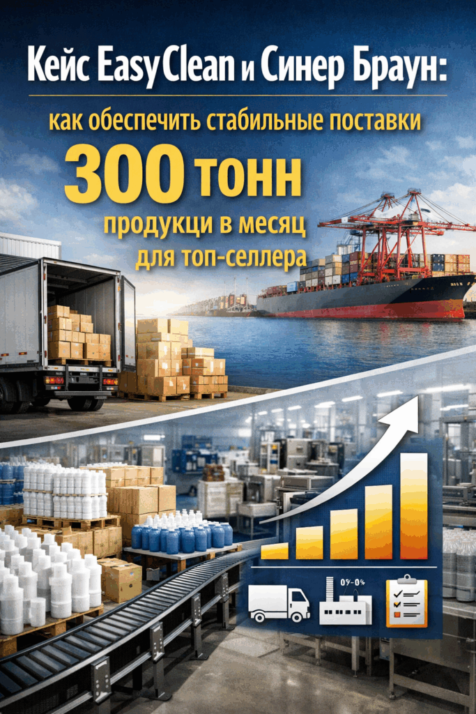    Надежный производитель бытовой химии: СТМ под ключ до 300 тонн для маркетплейсов. SYNERBRAUN