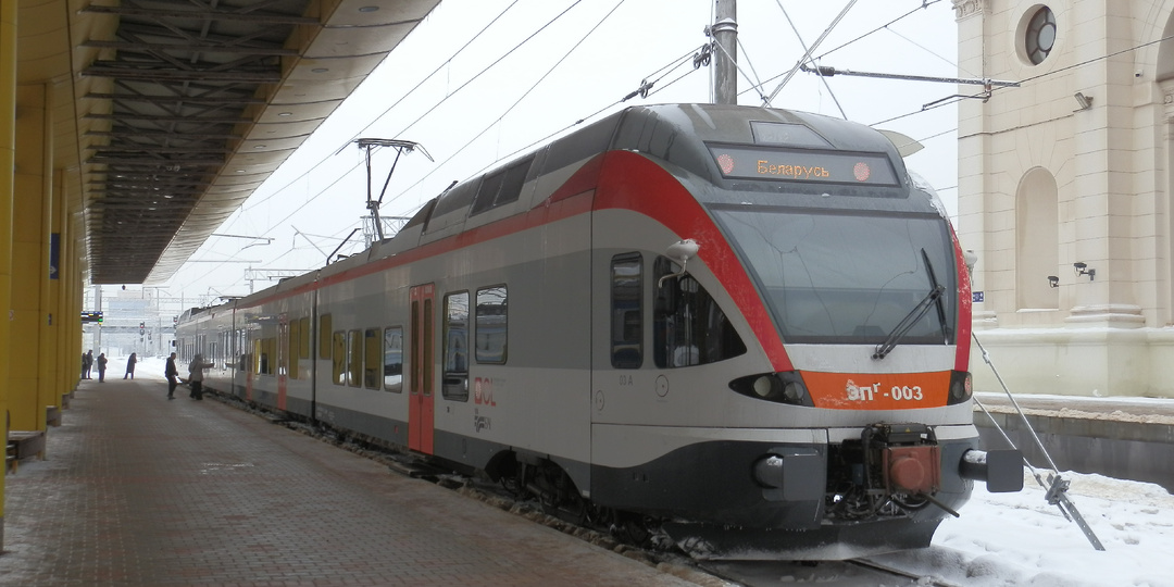 Из Минска в Заславль на Штадлере