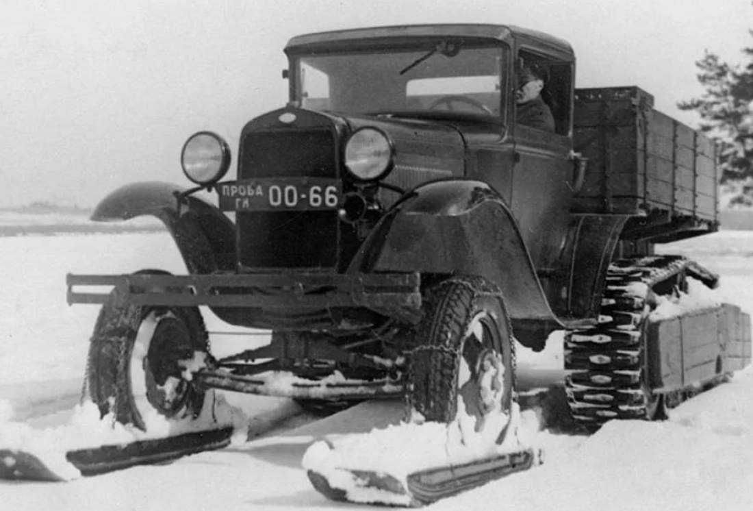 ГАЗ-60 финская война — стальные жгуты рвут снег глубиной 1,5 метра