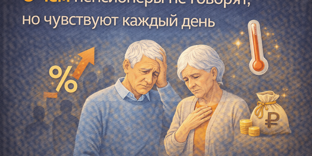 О ЧЁМ ПЕНСИОНЕРЫ НЕ ГОВОРЯТ, НО ЧУВСТВУЮТ КАЖДЫЙ ДЕНЬ