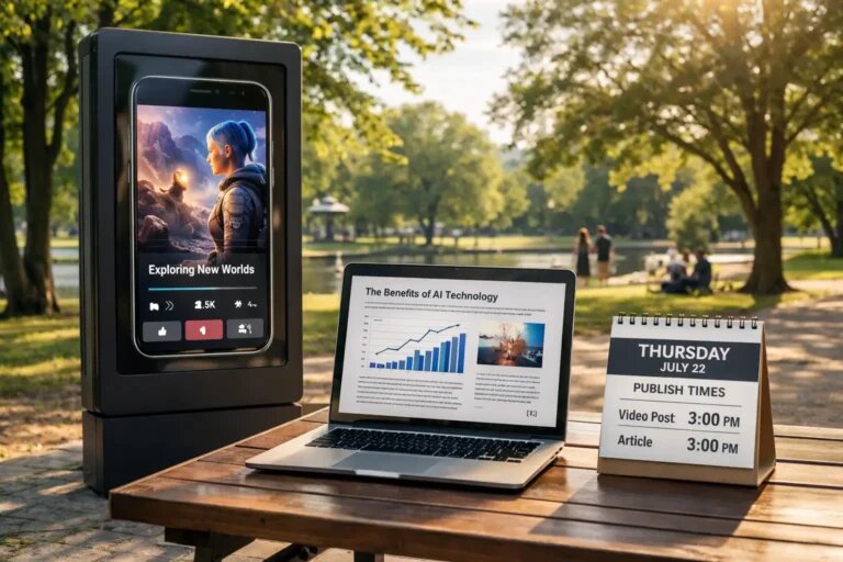    Как статьи и посты работают вместе "Kontenium"