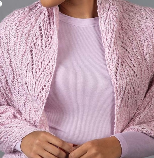 Вязаный палантин. Фото источник: коллекция Nadya Stallings.