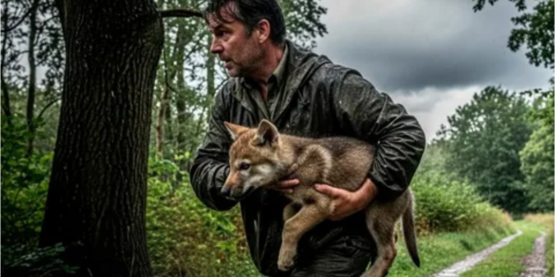 Павел нашел раненого волчонка. Волк вернул долг человеку, когда это было необходимо больше всего
