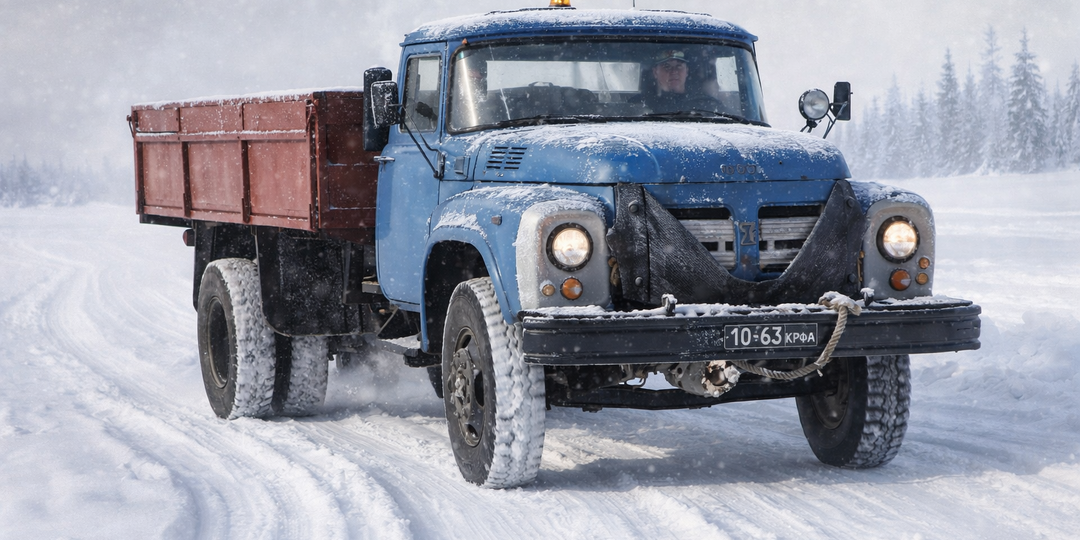 Грузовик с печкой
