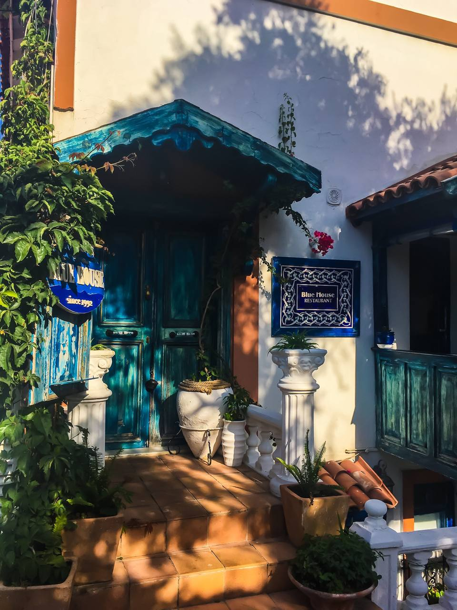 Красивое здание, город Каш, Турция