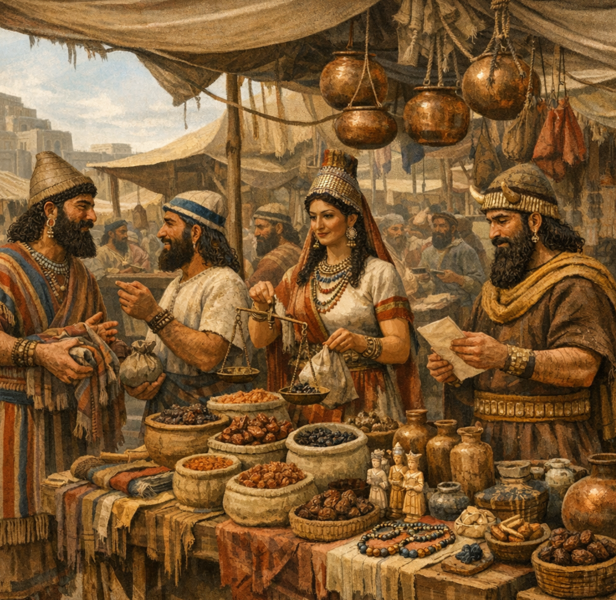 Ассирийцы, примерное представление как они выглядели