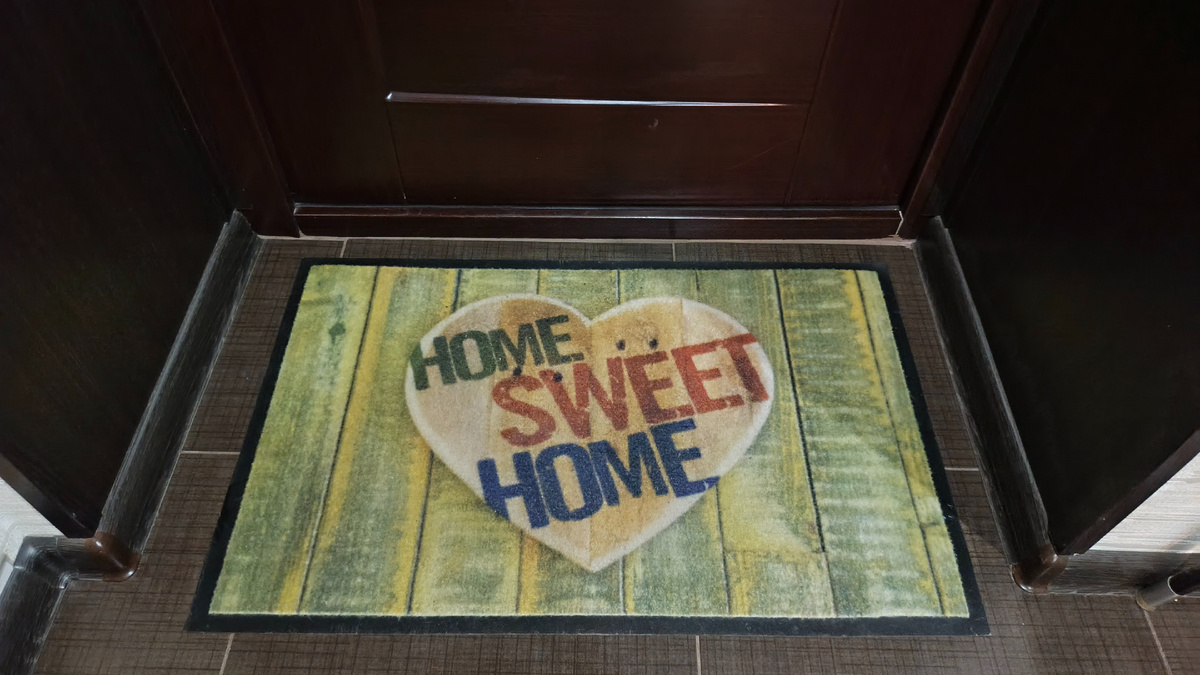 Мой придверный коврик после мытья