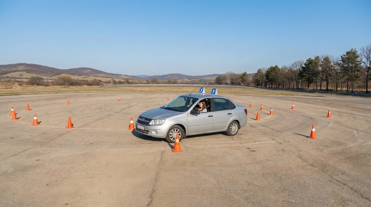 Практика на автодроме