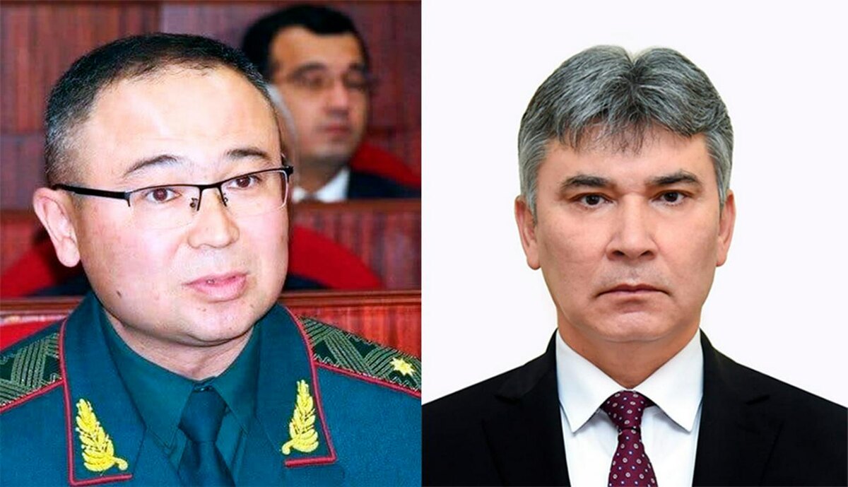 Азизбек Икрамов (слева), Баходир Ташматов