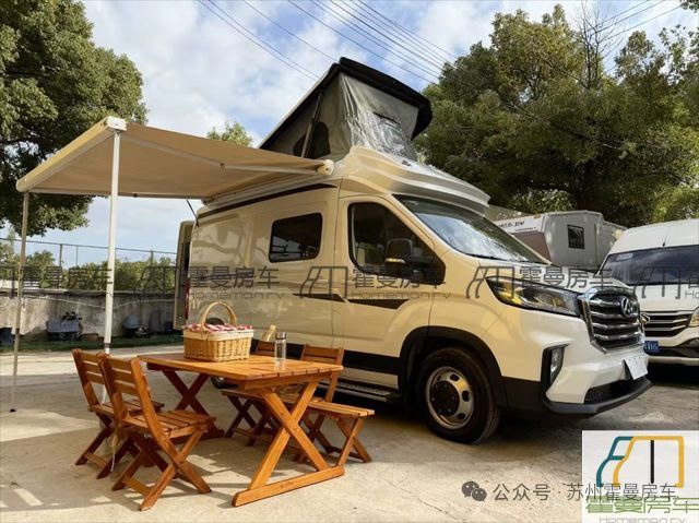 Китайский автодом Maxus V90 с подъёмной крышей: планировка для двоих, литий 600 Ач и цена 4,4 млн ₽