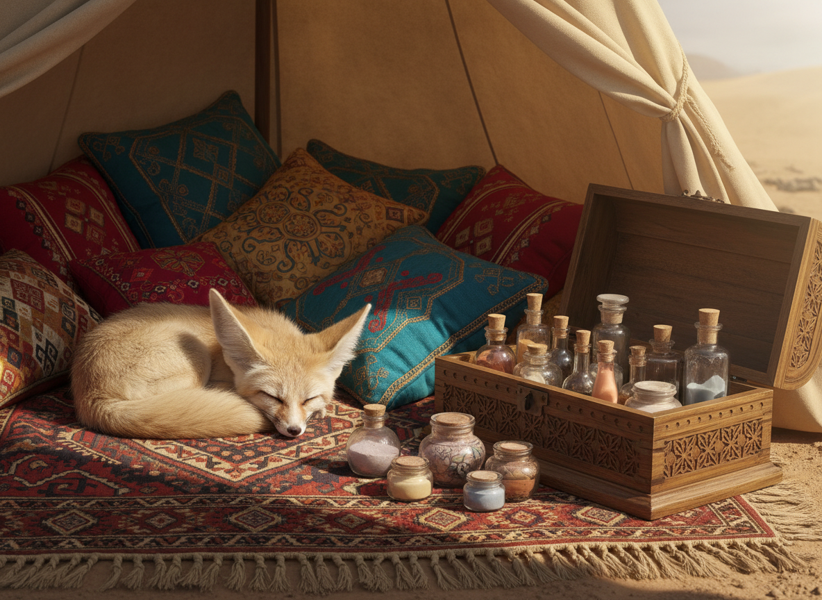 Торговцы везли ткани, специи и косметику