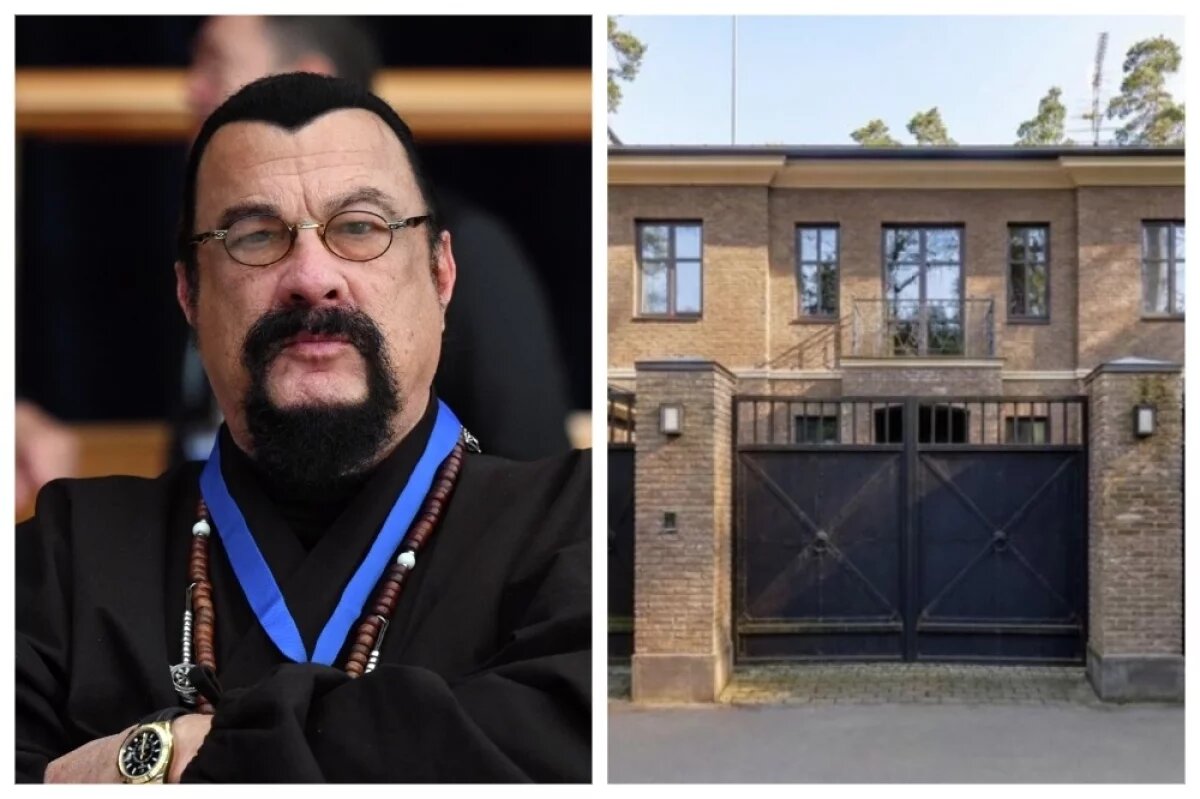    Стивен Сигал и его особняк в Подмосковье.