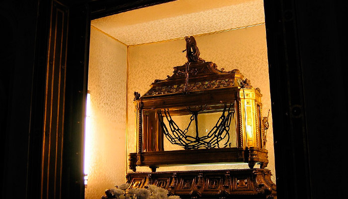 Честные вериги святого Петра, базилика San Pietro in Vincoli. Фото: wikimedia.org