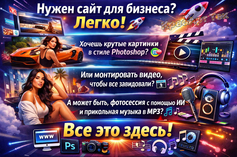 КреоАрт Тек - создание и продвижение сайтов