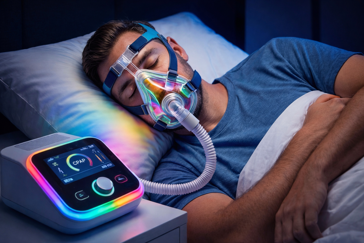 Аппарат СРАР. Почти как ИВЛ, и в нём нужно спать каждую ночь.