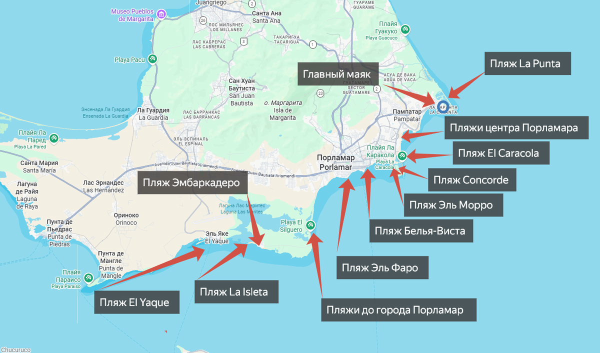 Пляжи настоящей статьи