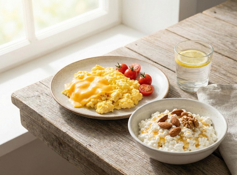 Белковый завтрак - главный защитник мышц от возрастного разрушения.