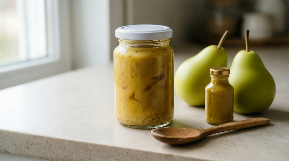 Соус из груш и горчицы
