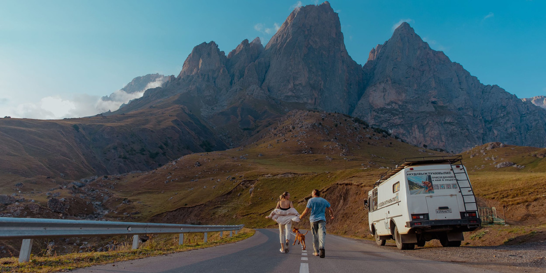 Самая красивая дорога Кавказа. Путешествие на автодоме ПАЗ 3206