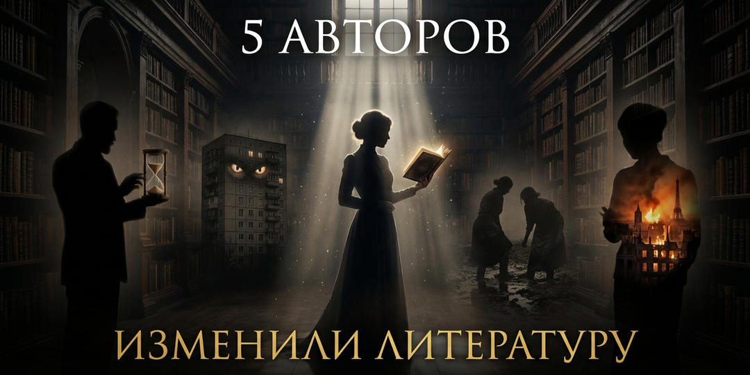 5 АВТОРОВ, ПРО КОТОРЫХ ВЫ НЕ СЛЫШАЛИ, НО ОНИ ИЗМЕНИЛИ МИРОВУЮ ЛИТЕРАТУРУ.