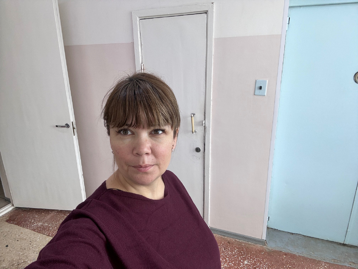 Это я после 5 дней больницы с тремя детьми