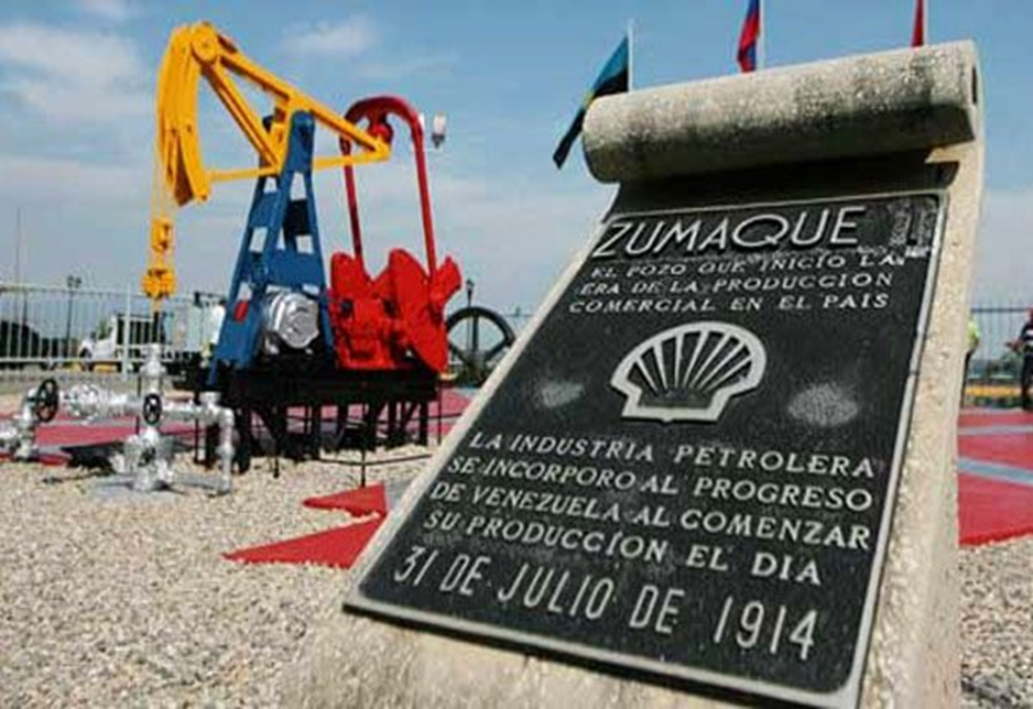 Рис. 2. Зумаке-1 (Zumaque) памятник Первой нефтяной промышленной скважине в Венесуэле [https://geografiadevenezuelaupelimpm.blogspot.com/2017/07/importancia-para-el-pais-de-la.html]