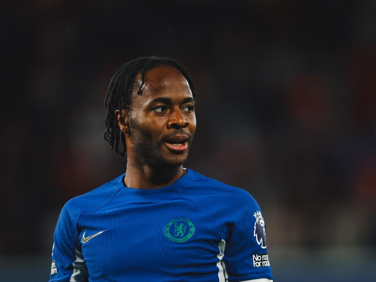    Полузащитник "Челси" Рахим Стерлинг в матче АПЛ | © пресс-служба клуба "Челси"