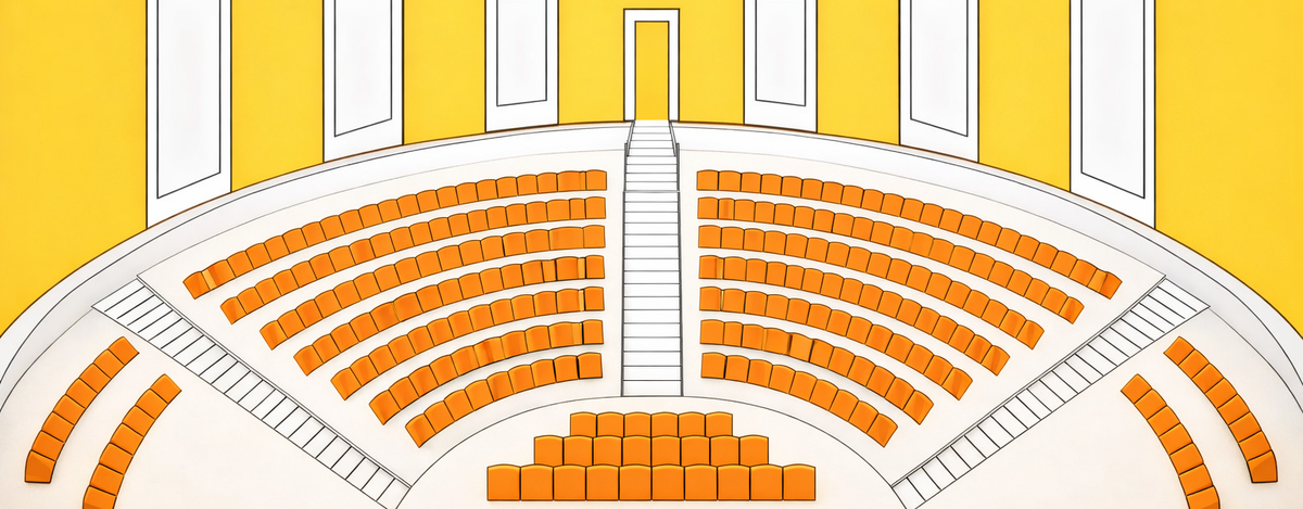 План театрального зала