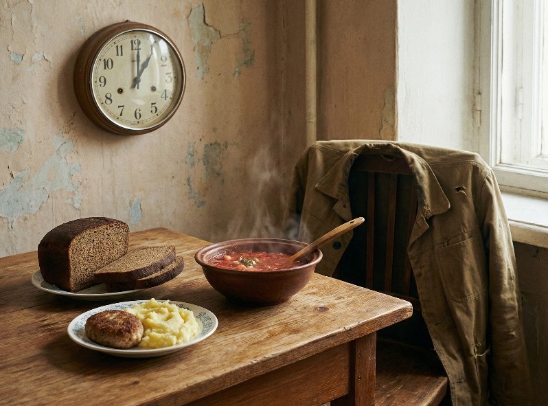 В СССР обед был законом. Никто не перекусывал печеньем на ходу, дожидаясь положенного часа.