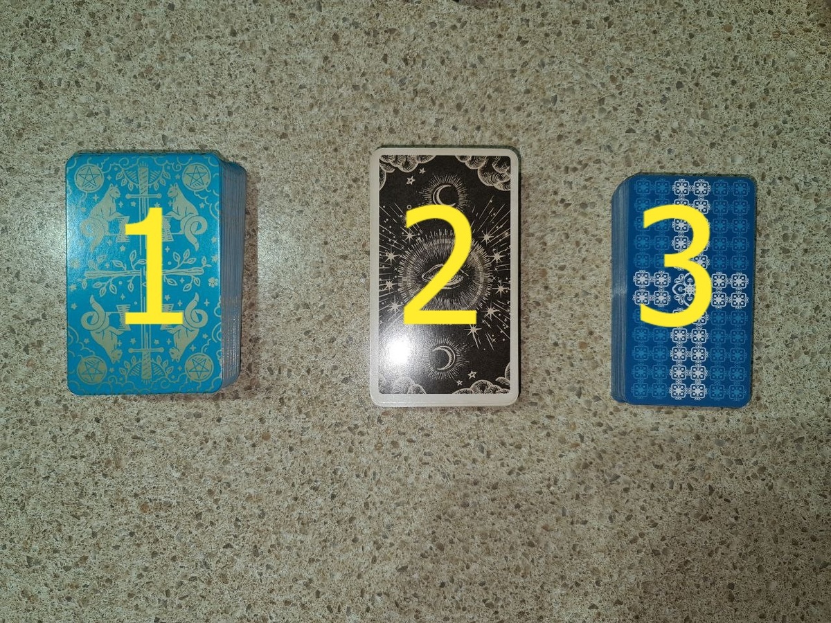 Позиции расклада. Фото автора