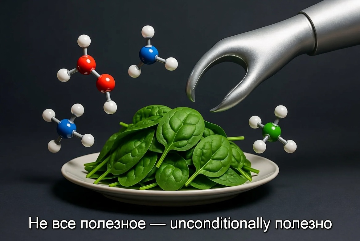 Самый честный детектив на вашей кухне. Шпинат, который вы едите ради железа, на самом деле крадёт его у вас с помощью щавелевой кислоты. Ирония в том, что чем полезнее продукт, тем важнее знать, как с ним «договориться».