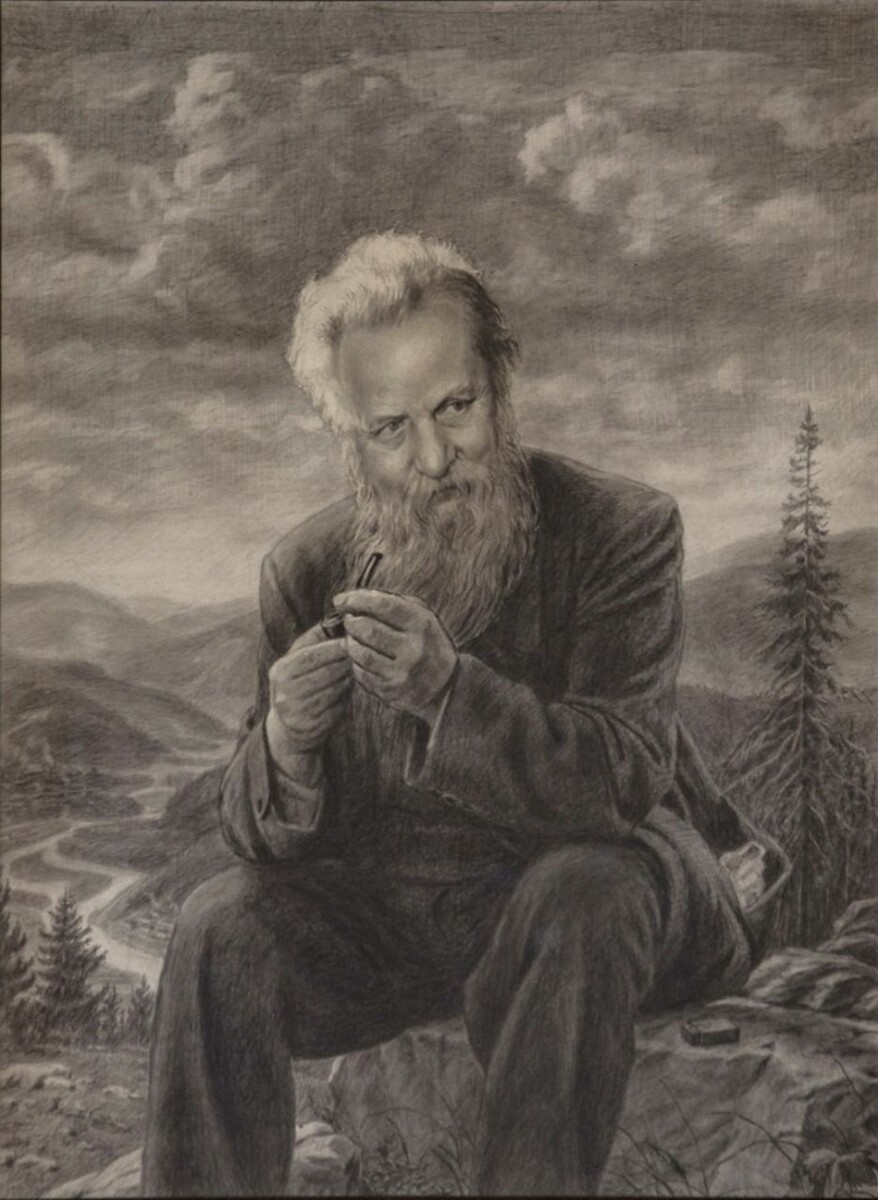 Павел Петрович Бажов. Портрет. 