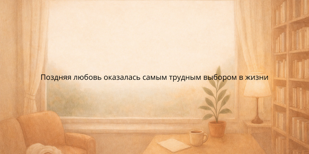 Поздняя любовь оказалась самым трудным выбором в жизни